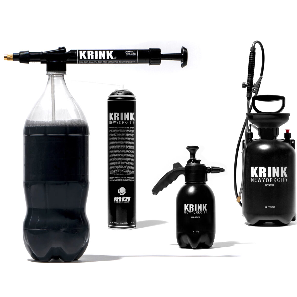 Krink Speciality Sprayers - Black All Black | All Things Black